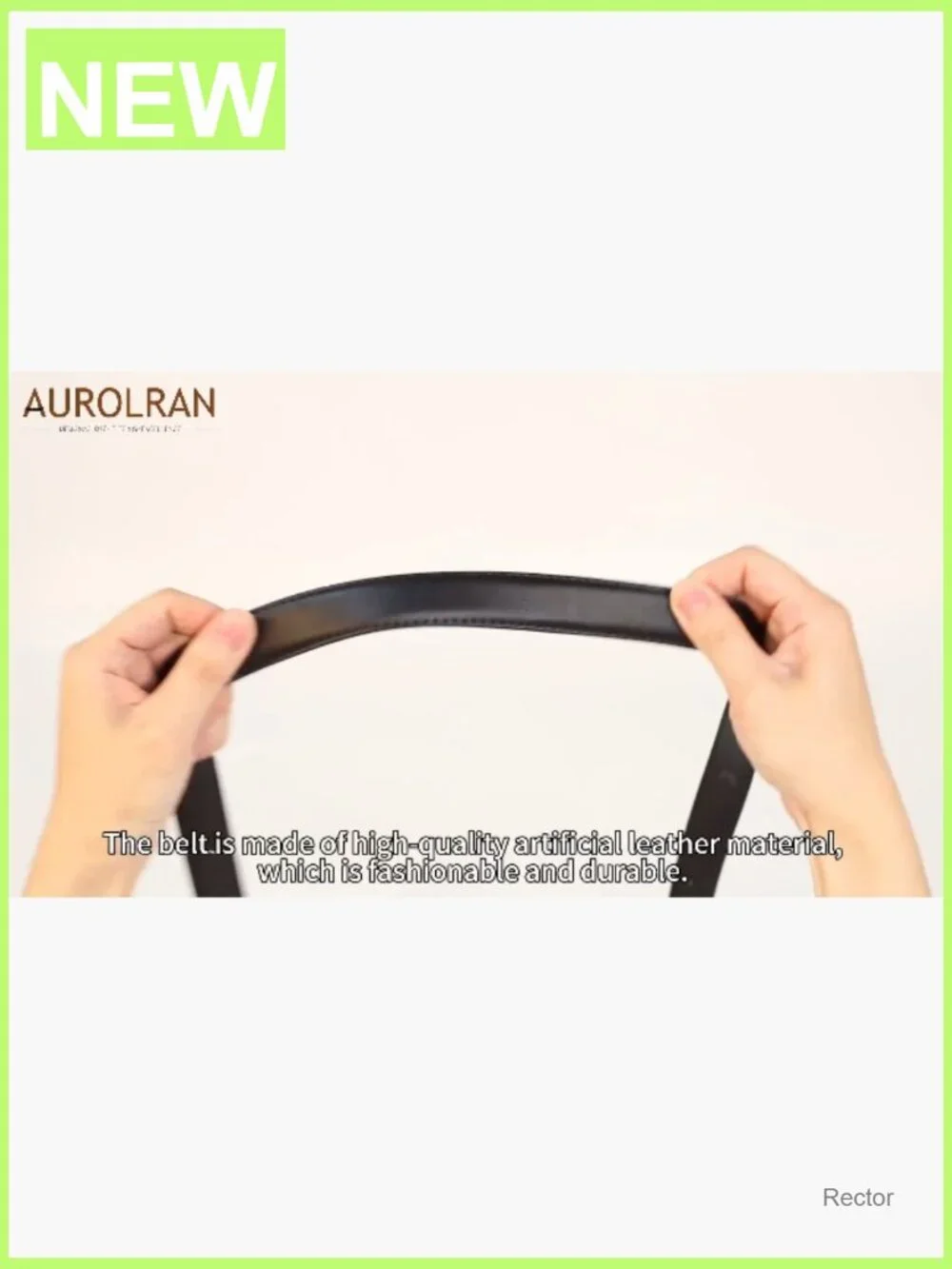 Classic Metal Buckle Faux Leather Belt for Jeans & Dresses